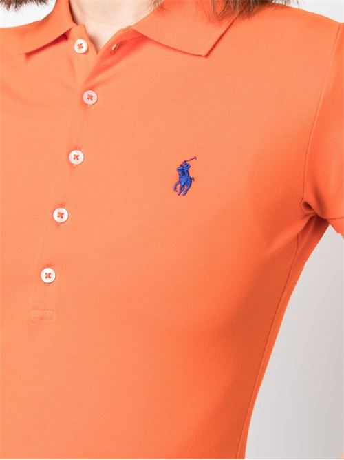 Polo donna manica corta arancio POLO RALPH LAUREN | 211870245032